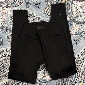 PINK Victoria's Secret Active Black Leggings